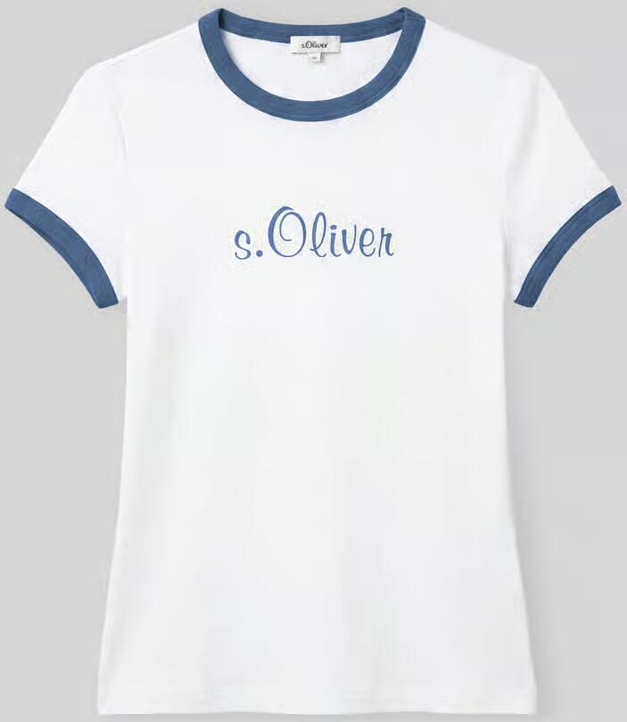 S.Oliver RED LABEL Regular fit t-shirt van puur katoen s.Oliver x Heidi Klum - Foto 3