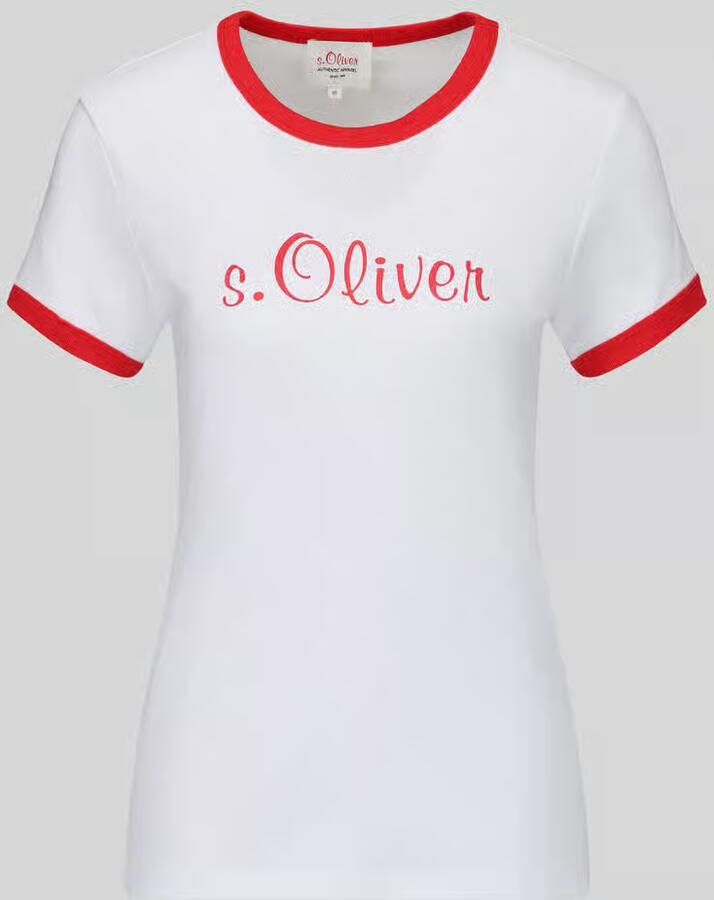 S.Oliver RED LABEL Regular fit t-shirt van puur katoen s.Oliver x Heidi Klum - Foto 4