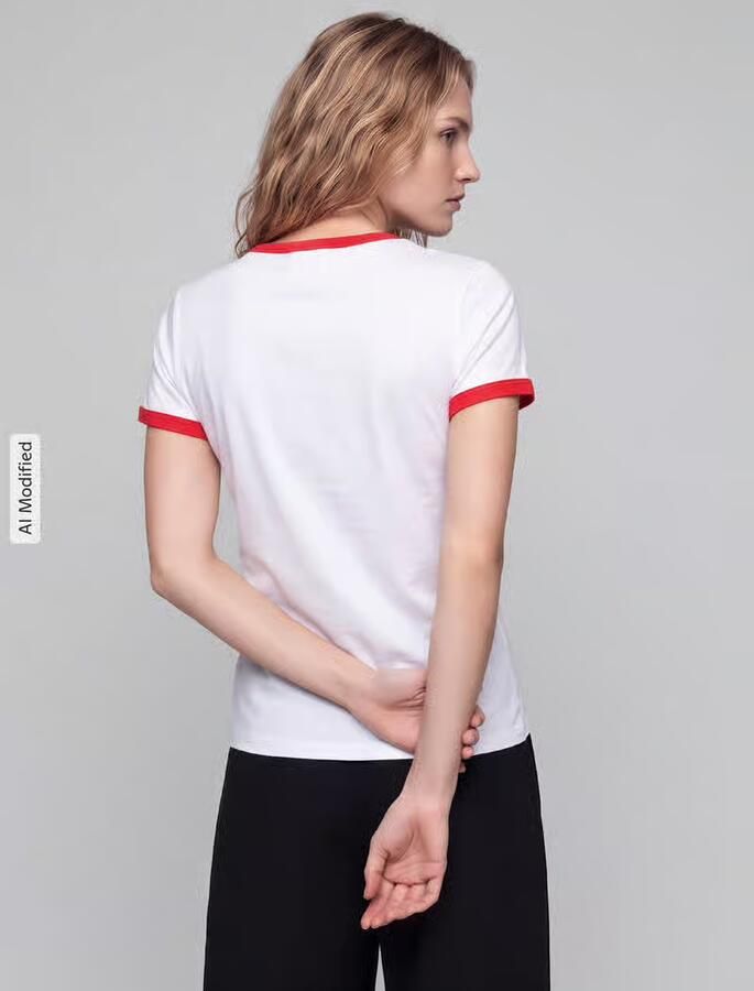 S.Oliver RED LABEL Regular fit t-shirt van puur katoen s.Oliver x Heidi Klum - Foto 5