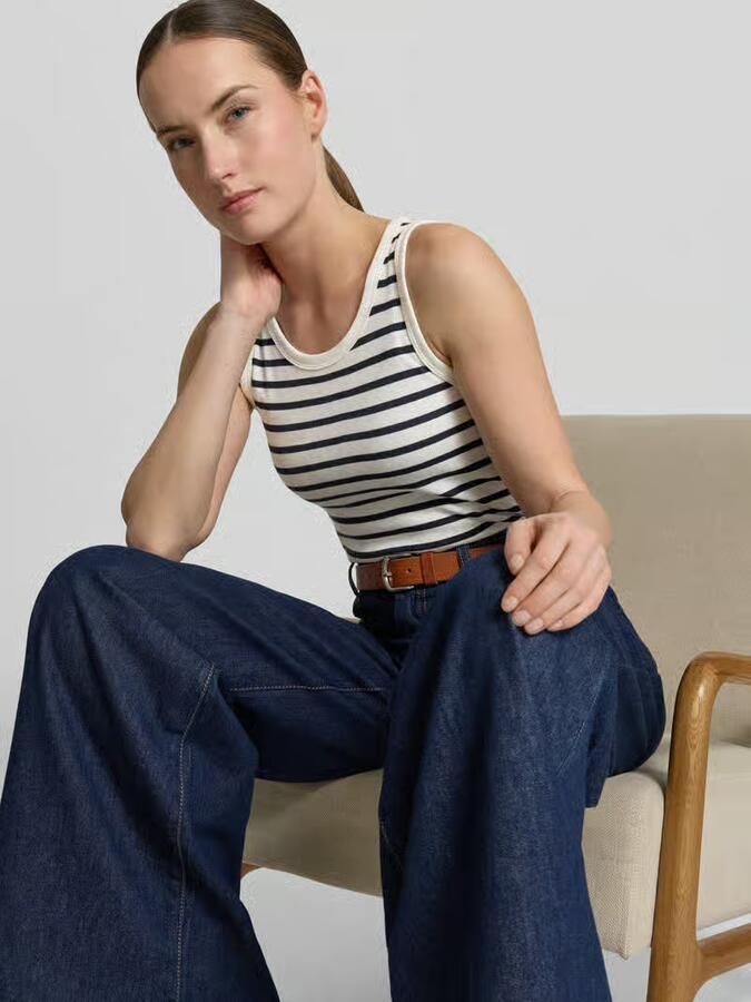 S.Oliver RED LABEL regular fit tank top van katoenmix