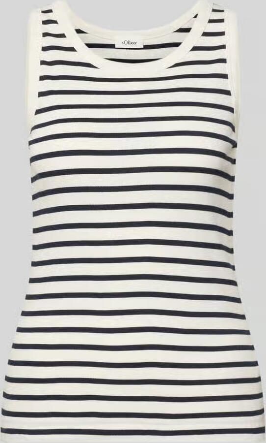 S.Oliver RED LABEL regular fit tank top van katoenmix - Foto 2