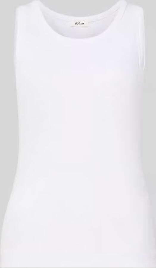 S.Oliver RED LABEL regular fit tank top van katoenmix - Foto 2