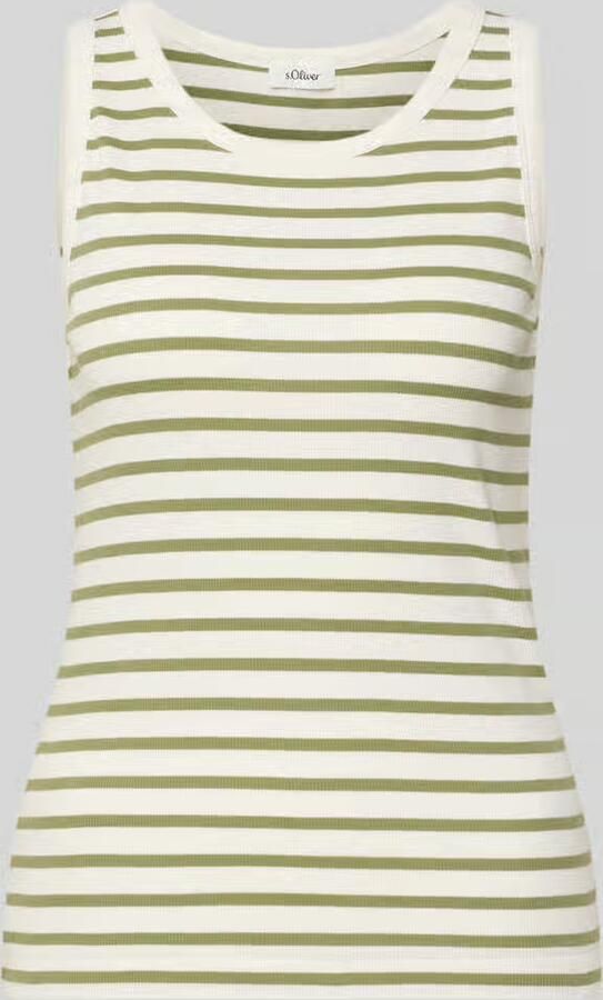 S.Oliver RED LABEL regular fit tank top van katoenmix - Foto 2