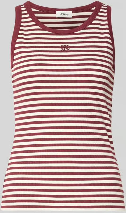 S.Oliver RED LABEL regular fit tank top van katoenmix - Foto 5