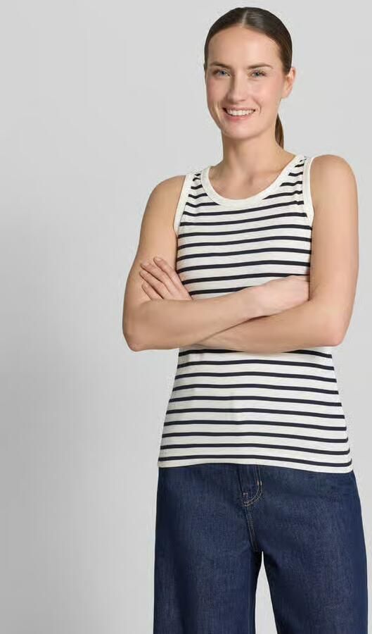 S.Oliver RED LABEL regular fit tank top van katoenmix - Foto 3