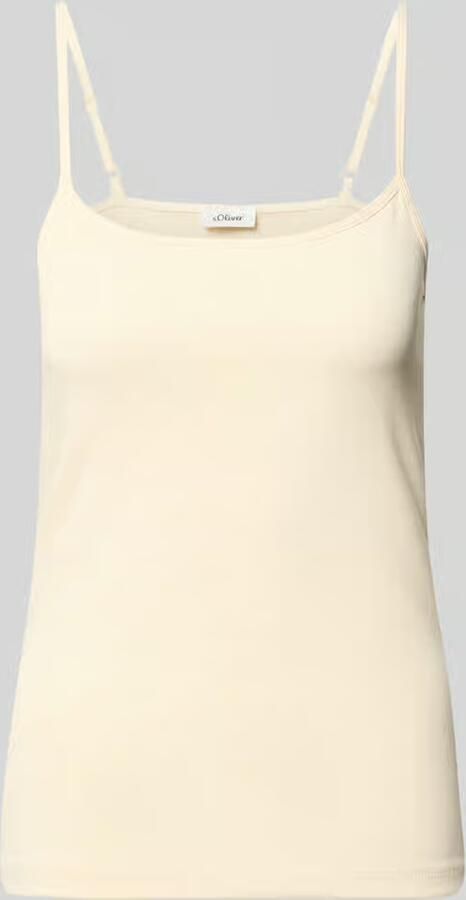 S.Oliver RED LABEL regular fit tanktop van katoenmix - Foto 2