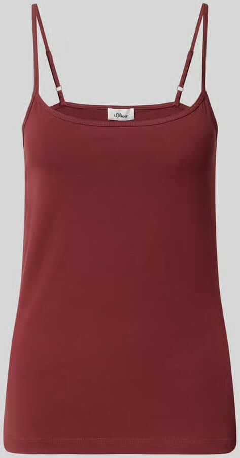 S.Oliver RED LABEL regular fit tanktop van katoenmix - Foto 2