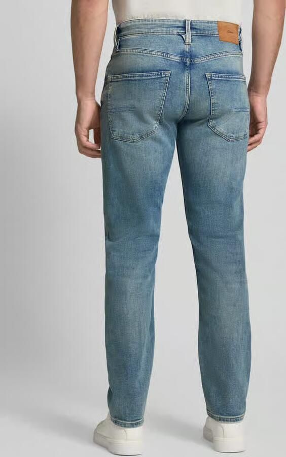 S.Oliver RED LABEL regular fit tapered jeans van katoenmix model 'MAURO' - Foto 4