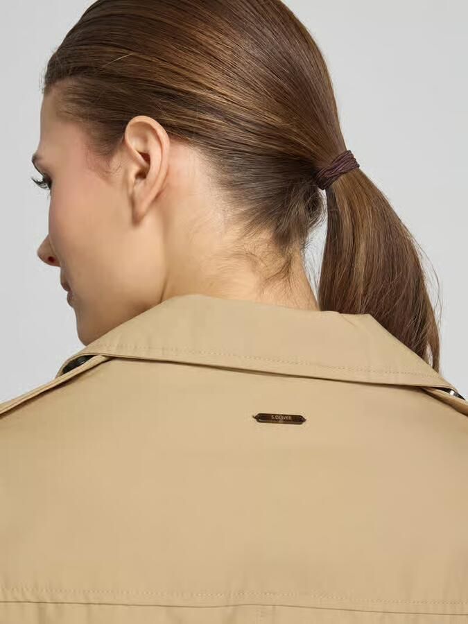 S.Oliver RED LABEL Regular fit Trenchcoat van Katoenmix