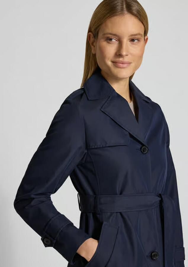 S.Oliver RED LABEL Regular fit Trenchcoat van Katoenmix - Foto 4