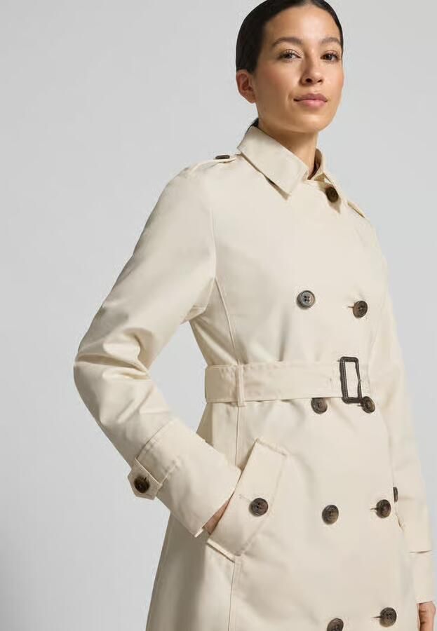 S.Oliver RED LABEL Regular fit Trenchcoat van Katoenmix