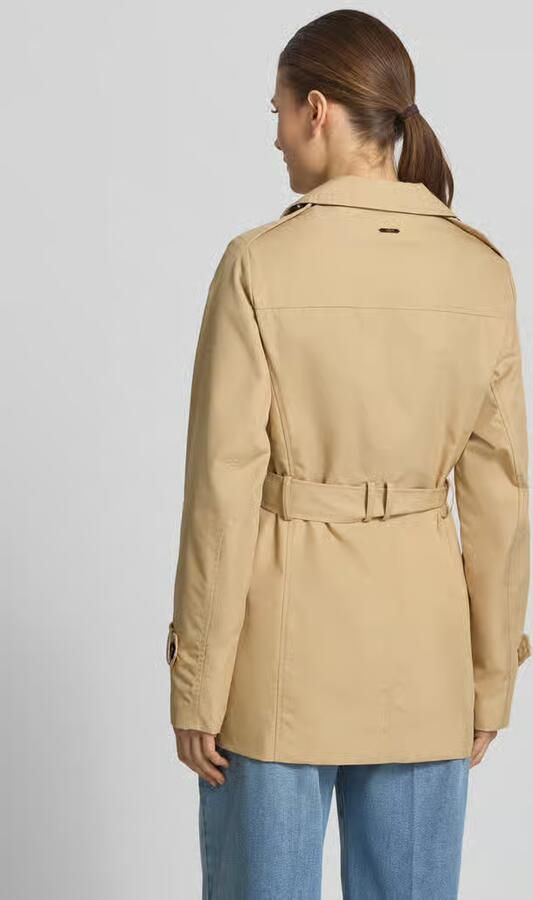 S.Oliver RED LABEL Regular fit Trenchcoat van Katoenmix - Foto 3