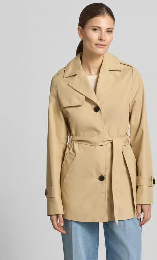 S.Oliver RED LABEL Regular fit Trenchcoat van Katoenmix - Foto 2