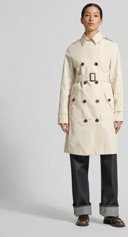 S.Oliver RED LABEL Regular fit Trenchcoat van Katoenmix - Foto 3