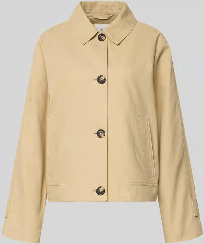 S.Oliver RED LABEL Regular fit Trenchcoat van Mix van katoen en lyocell - Foto 2