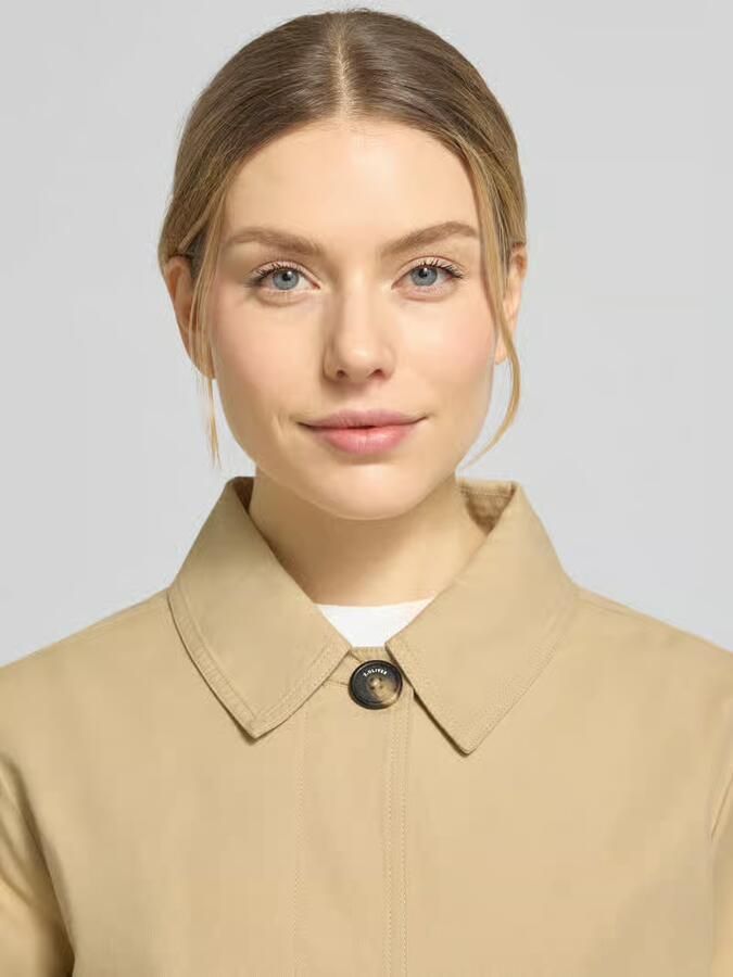 S.Oliver RED LABEL Regular fit Trenchcoat van Mix van katoen en lyocell