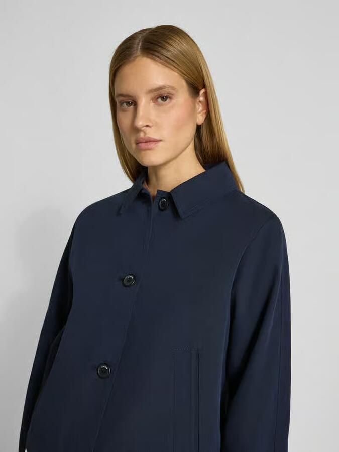 S.Oliver RED LABEL Regular fit Trenchcoat van Mix van katoen en lyocell
