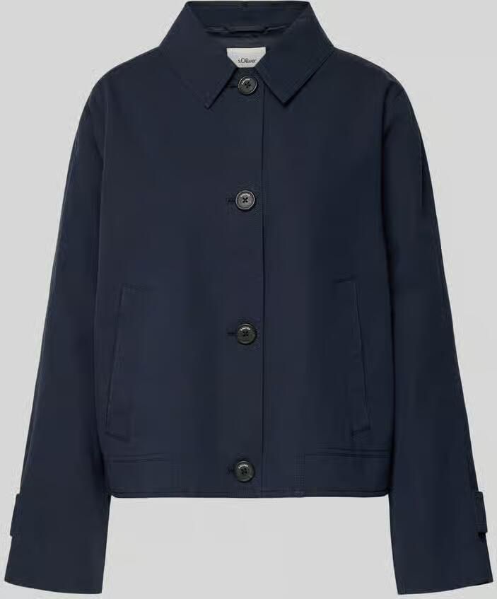 S.Oliver RED LABEL Regular fit Trenchcoat van Mix van katoen en lyocell - Foto 2