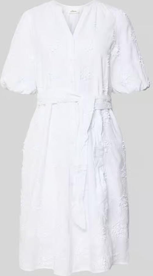 S.Oliver RED LABEL regular fit tuniekjurk met ballonmouwen - Foto 2