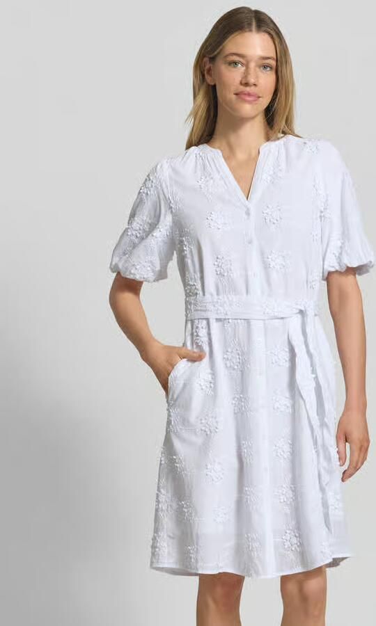 S.Oliver RED LABEL regular fit tuniekjurk met ballonmouwen - Foto 3
