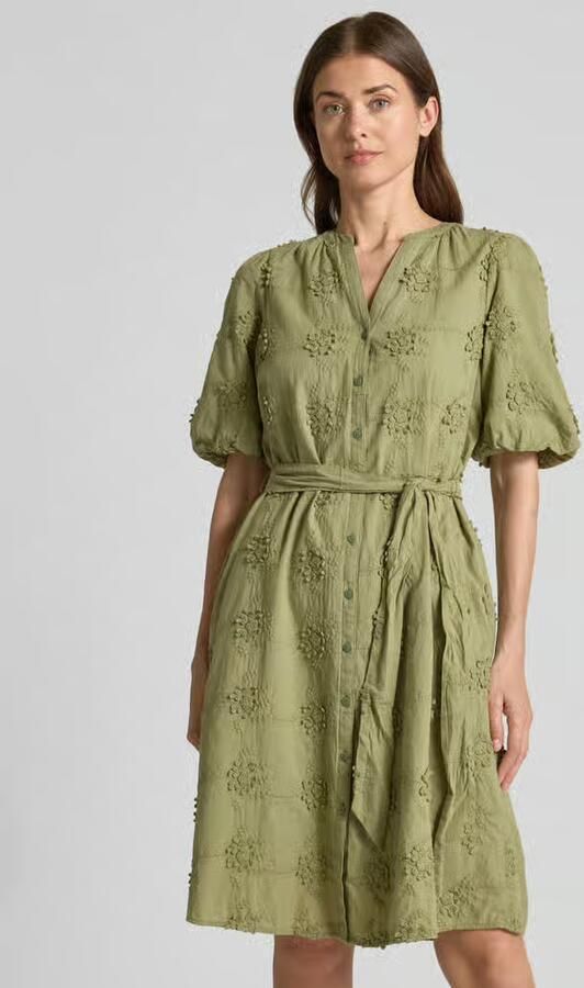 S.Oliver RED LABEL regular fit tuniekjurk met ballonmouwen - Foto 3