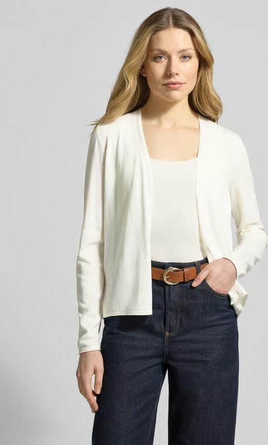 S.Oliver RED LABEL regular fit vest van een katoen-viscosemix - Foto 4