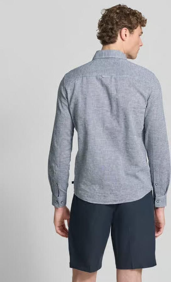 S.Oliver RED LABEL regular fit vrijetijdsoverhemd van mix van katoen en linnen - Foto 6