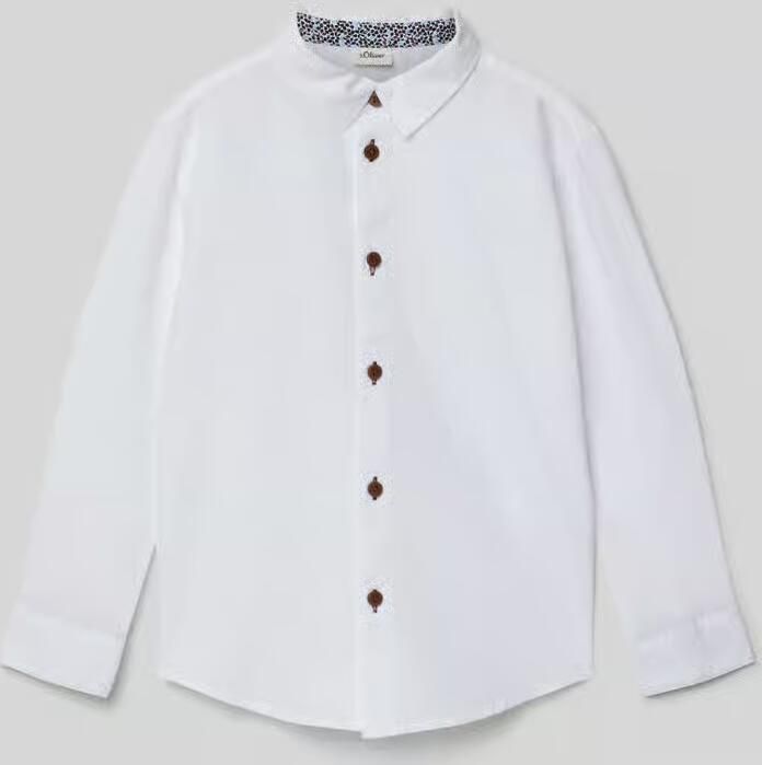 S.Oliver RED LABEL Regular fit vrijetijdsoverhemd van puur katoen - Foto 4