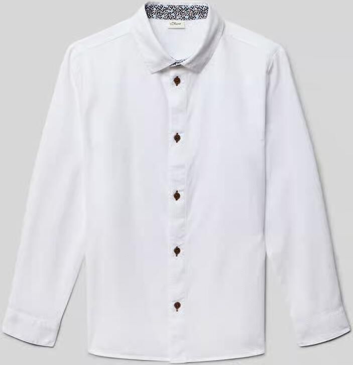 S.Oliver RED LABEL Regular fit vrijetijdsoverhemd van puur katoen - Foto 4