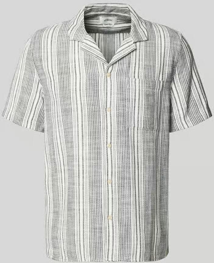 S.Oliver RED LABEL regular fit vrijetijdsoverhemd van puur katoen - Foto 2