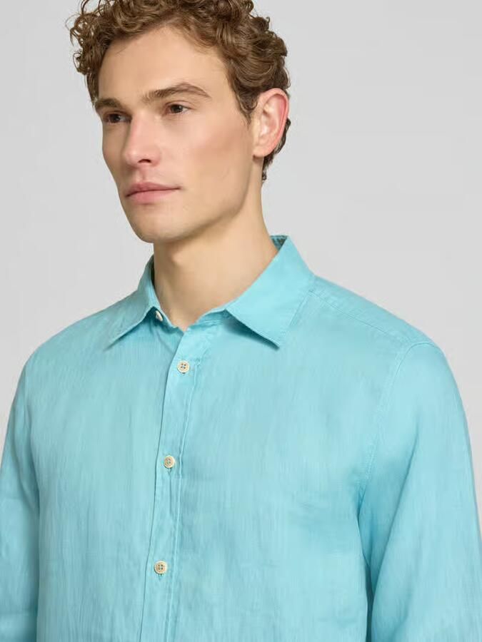 S.Oliver RED LABEL regular fit vrijetijdsoverhemd van puur linnen