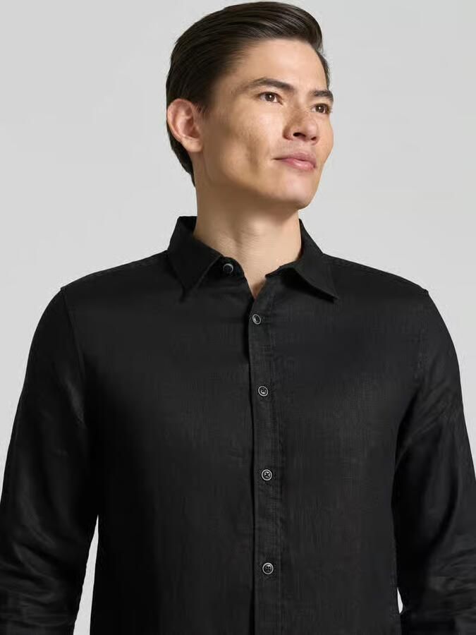 S.Oliver RED LABEL regular fit vrijetijdsoverhemd van puur linnen