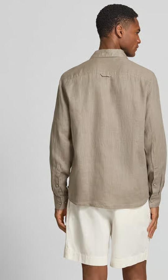 S.Oliver RED LABEL regular fit vrijetijdsoverhemd van puur linnen - Foto 5