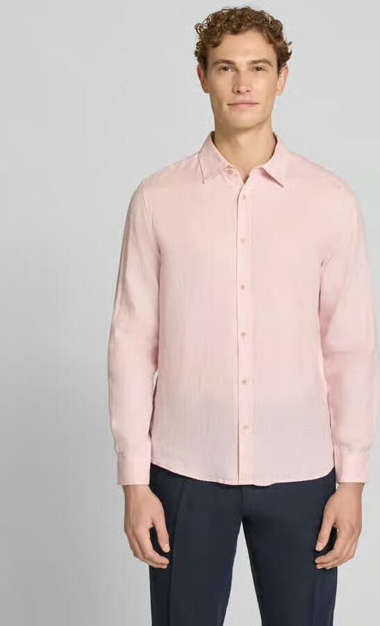 S.Oliver RED LABEL regular fit vrijetijdsoverhemd van puur linnen - Foto 3