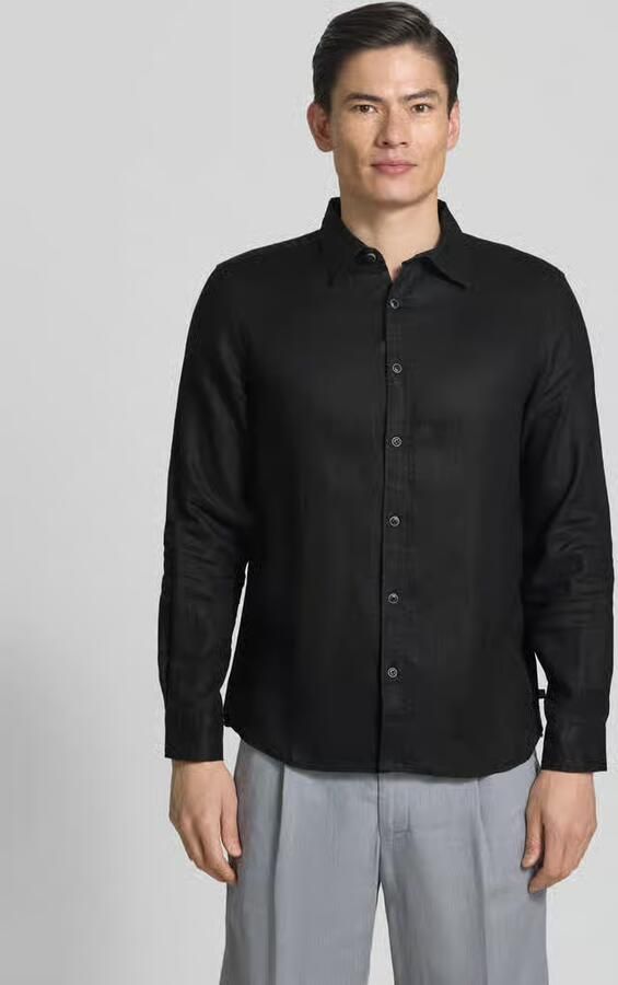 S.Oliver RED LABEL regular fit vrijetijdsoverhemd van puur linnen - Foto 3