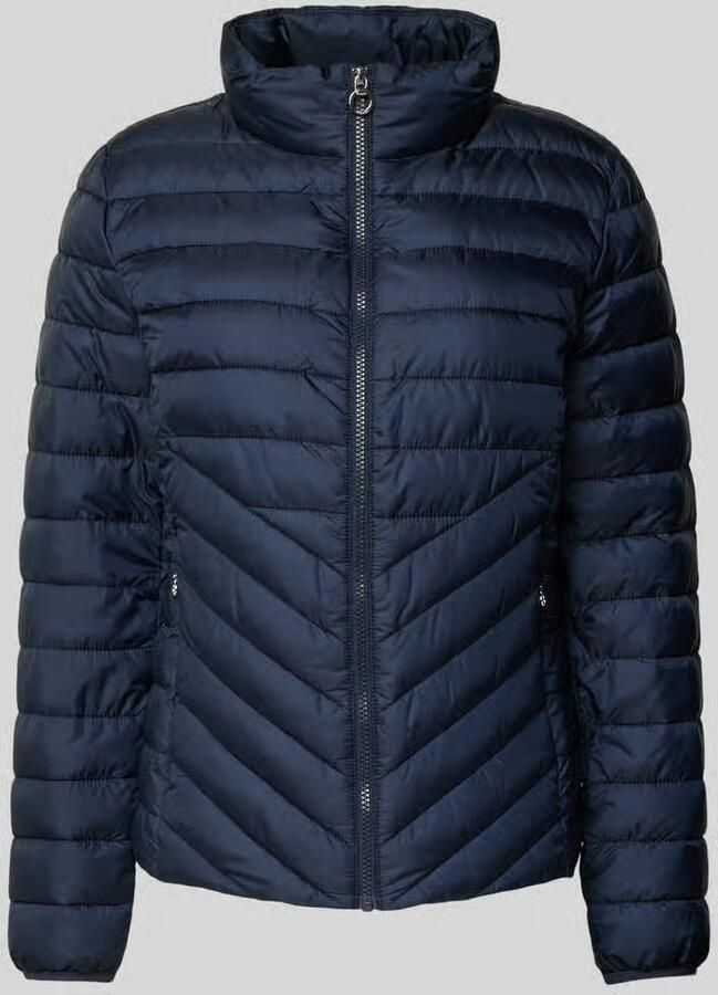 S.Oliver RED LABEL Slim fit gewatteerd jack met opstaande kraag - Foto 4