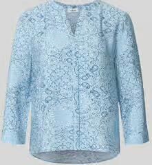 S.Oliver RED LABEL relaxed fit blouse met korte mouwen van viscosemix