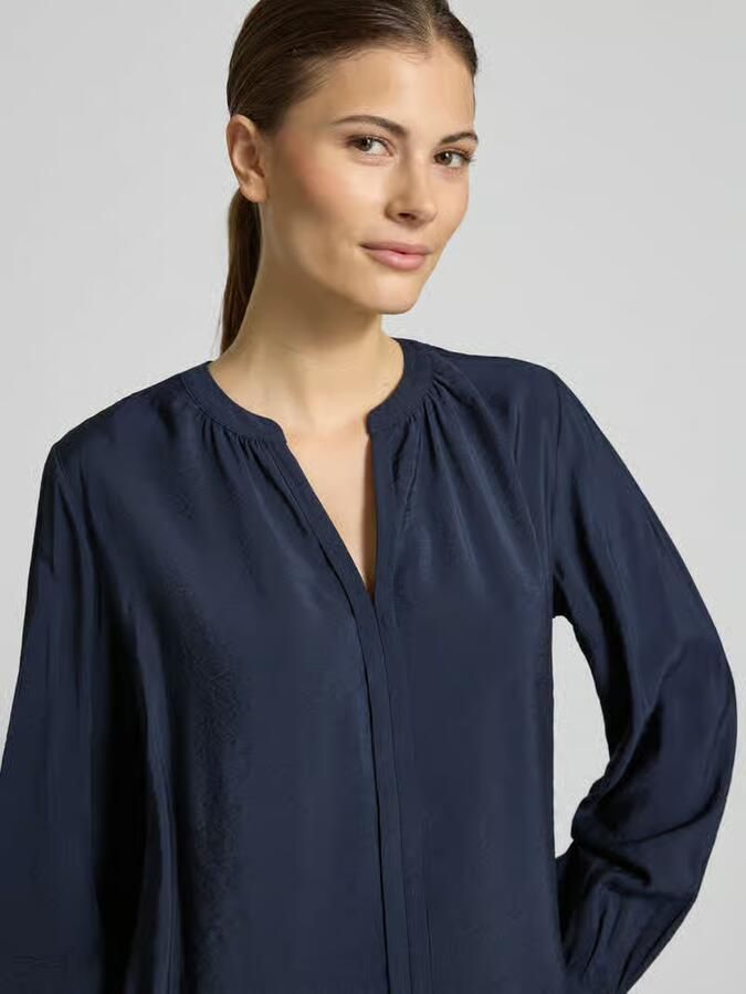 S.Oliver RED LABEL Relaxed fit Blouse met lange mouwen van Viscosemix - Foto 2
