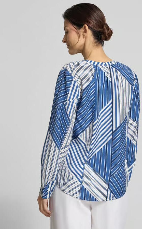 S.Oliver RED LABEL Relaxed fit Blouse met lange mouwen van Viscosemix - Foto 6