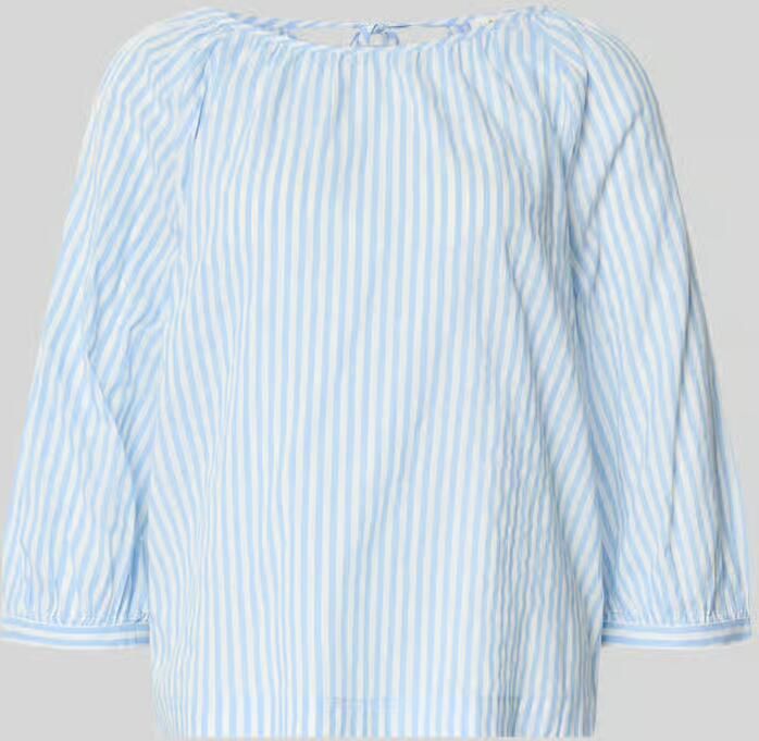 S.Oliver RED LABEL relaxed fit blouse van katoen- en viscosemix - Foto 5