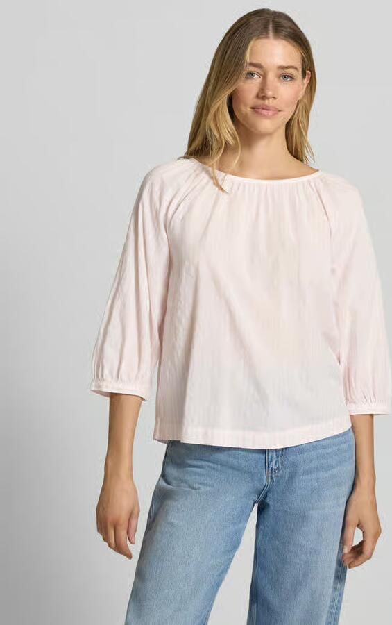 S.Oliver RED LABEL relaxed fit blouse van katoen- en viscosemix - Foto 6