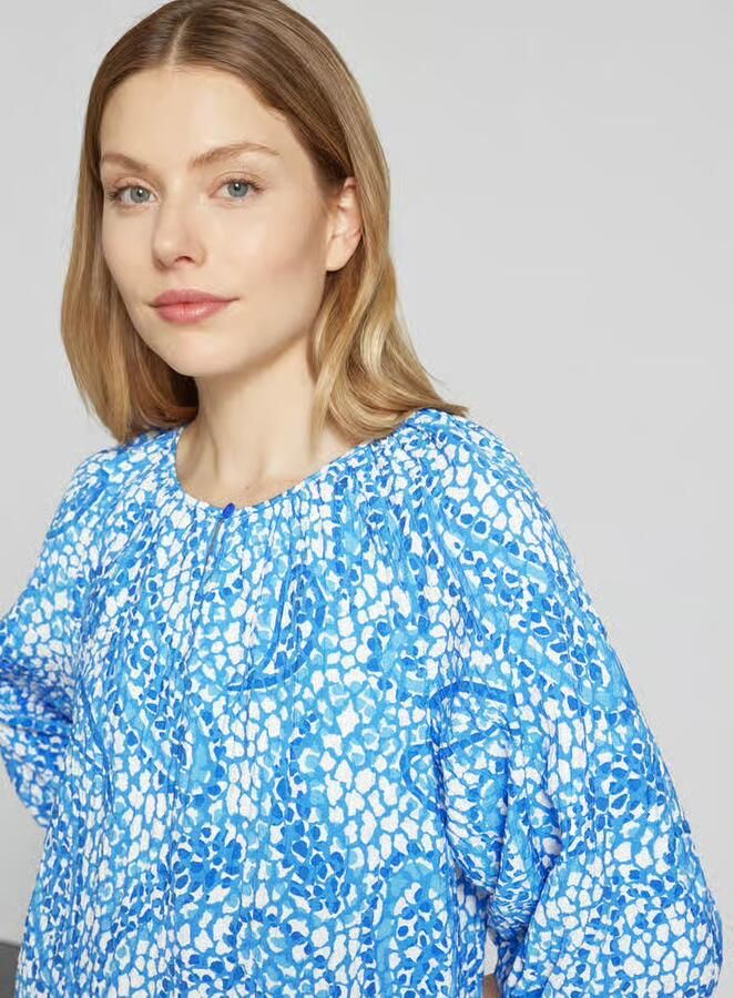 S.Oliver RED LABEL Relaxed-fit blouseshirt van viscosemix - Foto 3