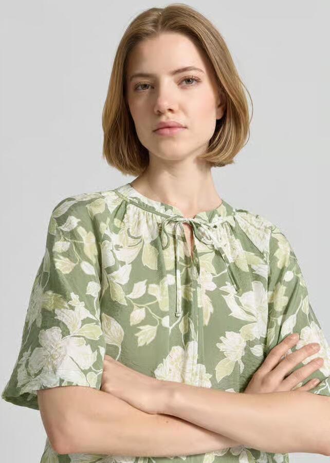 S.Oliver RED LABEL relaxed fit blouseshirt van viscosemix - Foto 4