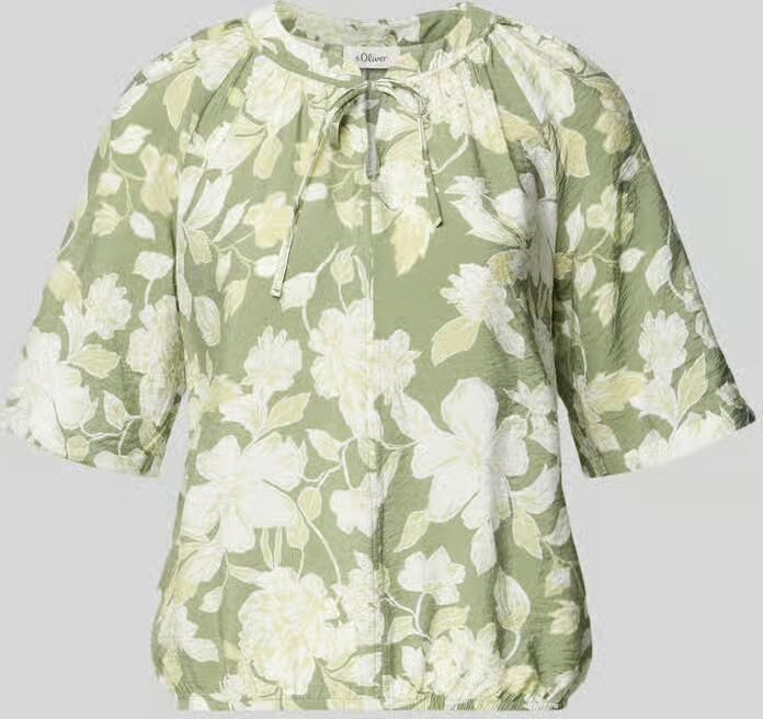 S.Oliver RED LABEL relaxed fit blouseshirt van viscosemix - Foto 5