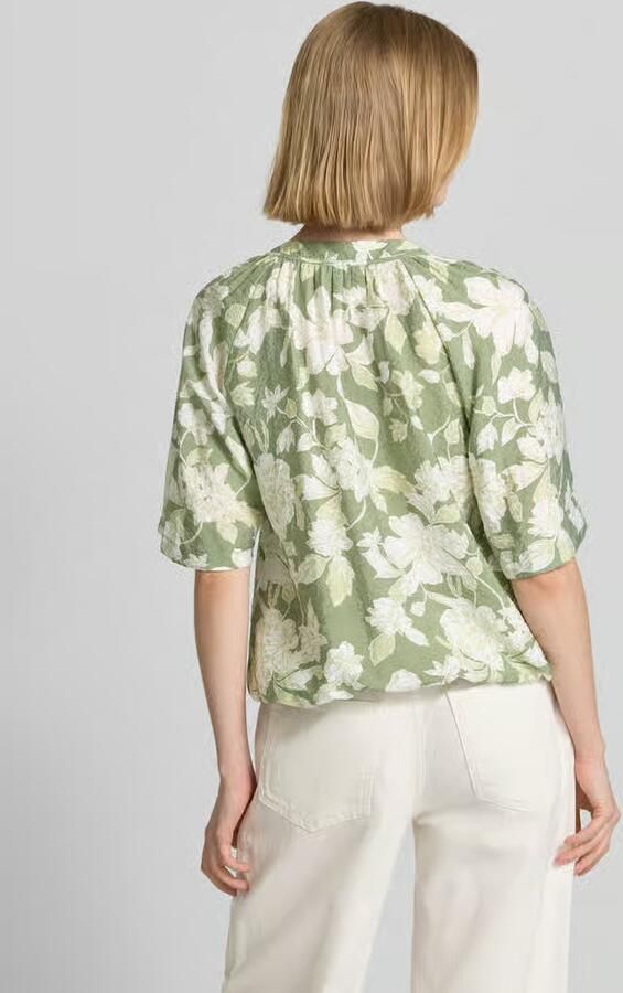 S.Oliver RED LABEL relaxed fit blouseshirt van viscosemix - Foto 4