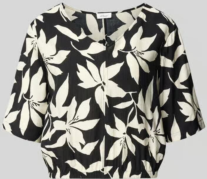 S.Oliver RED LABEL relaxed fit blousetop van viscosemix - Foto 4
