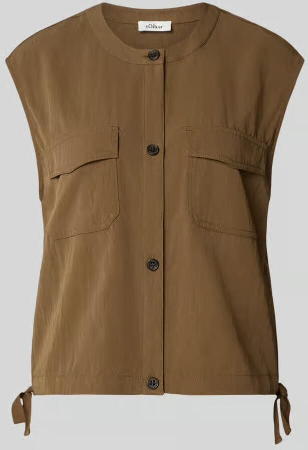 S.Oliver RED LABEL relaxed fit bodywarmer met tunnelkoord - Foto 2