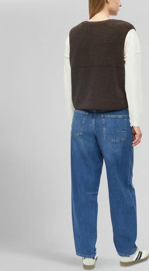 S.Oliver RED LABEL relaxed fit bodywarmer van teddy-pluche - Foto 2
