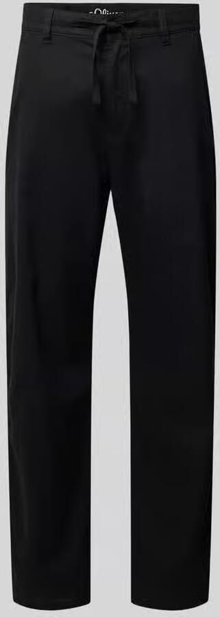 S.Oliver RED LABEL relaxed fit broek van mix van katoen en linnen - Foto 2
