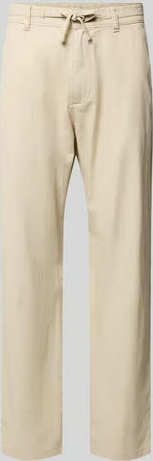 S.Oliver RED LABEL relaxed fit broek van mix van katoen en linnen - Foto 2